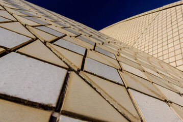Detail of the roof of Opera House, Sydney, Australia