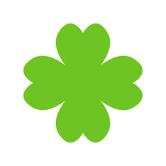 Vector irish shamrock leaves background for happy st. patrick s day