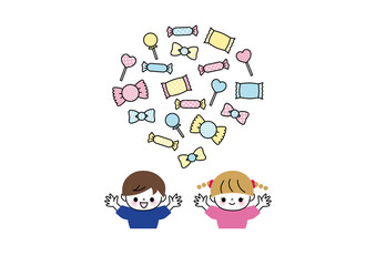 キャンディと子ども