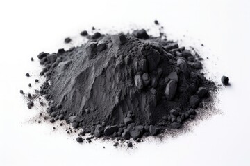 Activated charcoal powder - obrazy, fototapety, plakaty