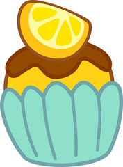 Cute Kawaii Digital Clipart Snack Food and Dessert