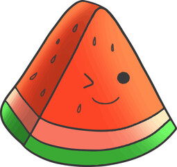 cute decorative fruit stickers