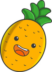 cute decorative fruit stickers