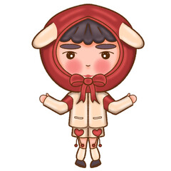 cute style decorative character stickers