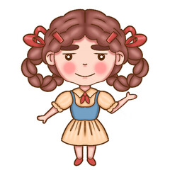 cute style decorative character stickers