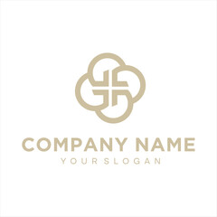 Petal Leaf Flower Gold Luxury Classy Elegant Decorative Mandala Minimalism Vector Logo Design