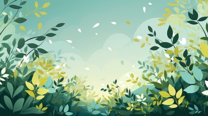 Fototapeta na wymiar Watercolor Background Spring Grass Leaves Beigegre, Flat Design Style, Pop Art , Wallpaper Pictures, Background Hd