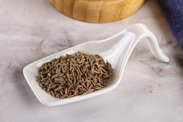 Zeera seeds in the bowl