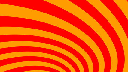 Retro 60s and 70s groovy carnival background. Sun and rainbow swirl pattern, vintage poster vibes. Funky ray elements, circle motifs, reminiscent of circus themes. vector illustration