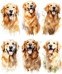 Golden Retriever Watercolor
