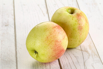 Sweet juicy ripe organic apples