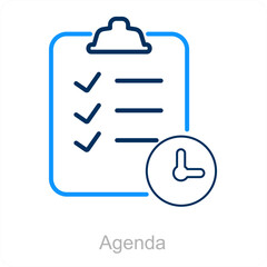 Obraz premium Agenda