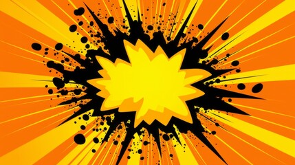 Comic Boom Explosion Cloud Artwork for a Colorful Pop art. Visual Dynamism. Old fashioned comic book icon for punch word