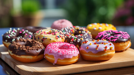 A collection of donuts