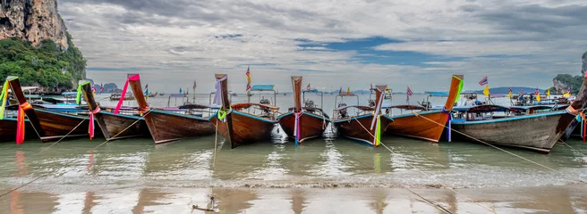 Photo sur Plexiglas Railay Beach, Krabi, Thaïlande Railay Beach in Krabi Province in southern Thailand along the Andaman Sea