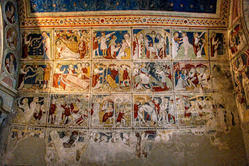 medieval fresco in the cathedral