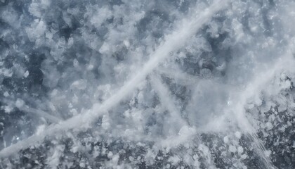 Ice block abstract texture background, white snowy weather on winter lake
