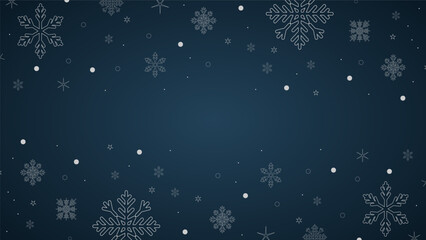 Snowflakes seamless background ,Merry Christmas  and Happy New Year background ,element in Christmas holiday , Flat Modern design , illustration Vector EPS 10