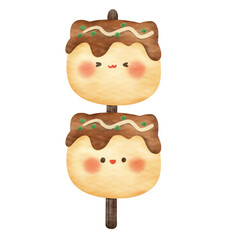 Takoyaki cartoon