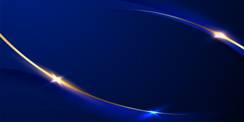 blue background design With luxurious effect elements Vector illustration