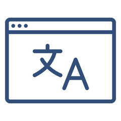 Application translate vector icon - 690534758