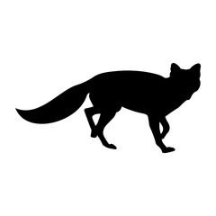 fox silhouette vector