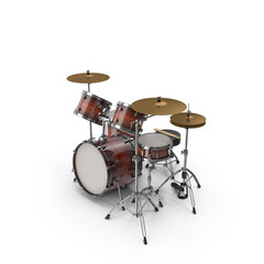 Acoustic Drum Kit PNG
