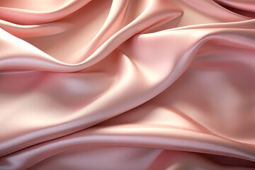 Fototapeta premium A fluid and dynamic abstract image of a satin fabric in motion.