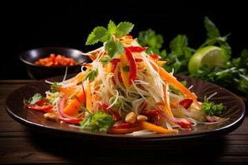 A Classic Thai Dish: Som Tum Papaya Salad