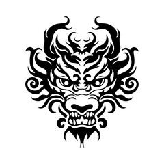 Illustration of Traditional chinese Dragon ,vector illustration
