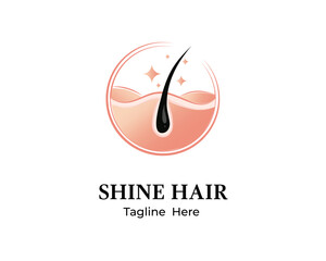 hair logo icon design template illustration	