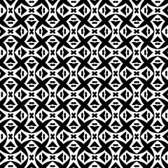 Wallpaper with Seamless repeating pattern.  Black and white pattern . Abstract background. Monochrome texture  for web page, textures, card, poster, fabric, textile.