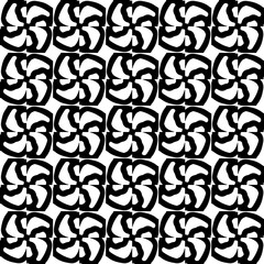 Wallpaper with Seamless repeating pattern.  Black and white pattern . Abstract background. Monochrome texture  for web page, textures, card, poster, fabric, textile.