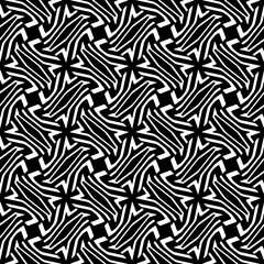 Wallpaper with Seamless repeating pattern.  Black and white pattern . Abstract background. Monochrome texture  for web page, textures, card, poster, fabric, textile.