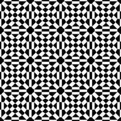 Wallpaper with Seamless repeating pattern.  Black and white pattern . Abstract background. Monochrome texture  for web page, textures, card, poster, fabric, textile.
