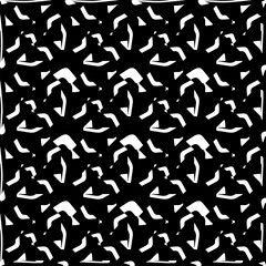 Wallpaper with Seamless repeating pattern.  Black and white pattern . Abstract background. Monochrome texture  for web page, textures, card, poster, fabric, textile.