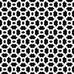 Wallpaper with Seamless repeating pattern.  Black and white pattern . Abstract background. Monochrome texture  for web page, textures, card, poster, fabric, textile.