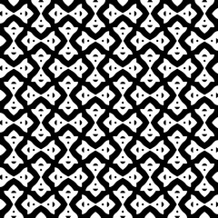 Wallpaper with Seamless repeating pattern.  Black and white pattern . Abstract background. Monochrome texture  for web page, textures, card, poster, fabric, textile.