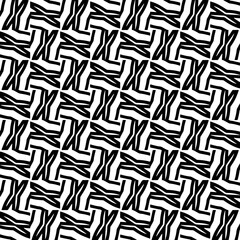 Wallpaper with Seamless repeating pattern.  Black and white pattern . Abstract background. Monochrome texture  for web page, textures, card, poster, fabric, textile.