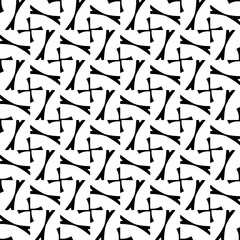 Wallpaper with Seamless repeating pattern.  Black and white pattern . Abstract background. Monochrome texture  for web page, textures, card, poster, fabric, textile.