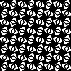 Wallpaper with Seamless repeating pattern.  Black and white pattern . Abstract background. Monochrome texture  for web page, textures, card, poster, fabric, textile.