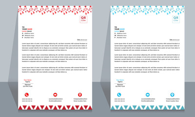 Letterhead for business design abstract card web concept bill graphic corporate flier layout white medicals document website stamp illustration as well as letter stationary notebook booklet elegant. - obrazy, fototapety, plakaty