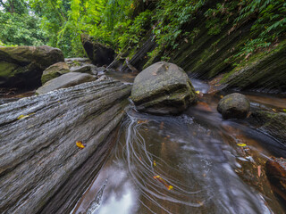 Waterfall in the big forest