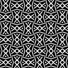 Wallpaper with Seamless repeating pattern.  Black and white pattern . Abstract background. Monochrome texture  for web page, textures, card, poster, fabric, textile.