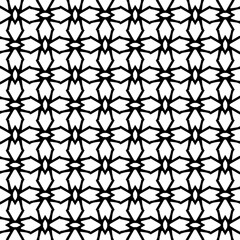 Wallpaper with Seamless repeating pattern.  Black and white pattern . Abstract background. Monochrome texture  for web page, textures, card, poster, fabric, textile.