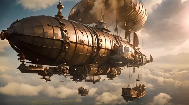 Imagine a thrilling race between steampunk-inspired airships flying through the clouds. Each plane is equipped with unique gadgets and weaponry, creating high-stakes competitions in skies filled with 