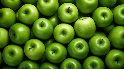 green apples background HD 8K wallpaper Stock Photographic Image 