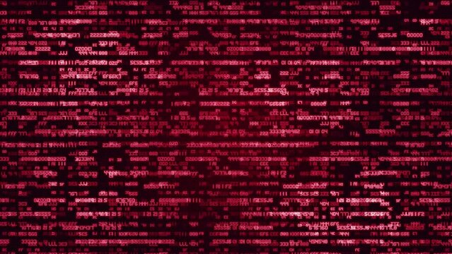 Futuristic Digital Matrix: Exploring the World of Numbers, Code, and Technology