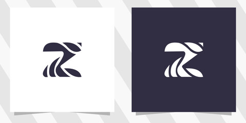 letter z logo design vector