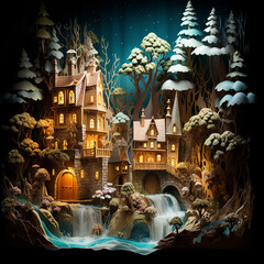 Enchanting Whimsy: Crafting Scenes Depicting Fairytale Environments